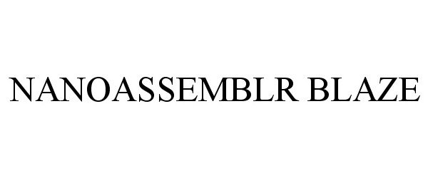 Trademark Logo NANOASSEMBLR BLAZE