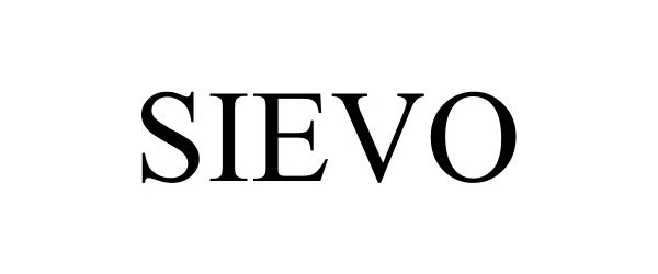 Trademark Logo SIEVO