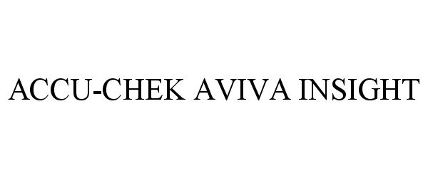 Trademark Logo ACCU-CHEK AVIVA INSIGHT