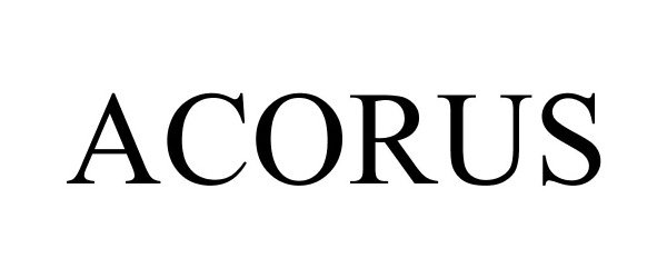 Trademark Logo ACORUS
