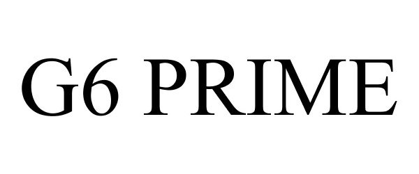 Trademark Logo G6 PRIME