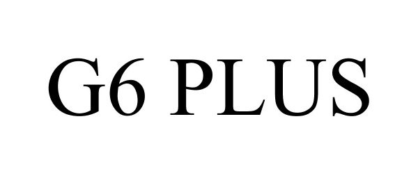 Trademark Logo G6 PLUS