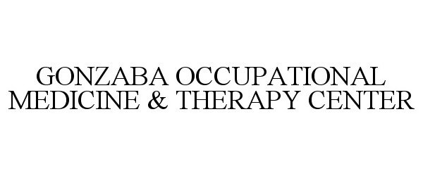  GONZABA OCCUPATIONAL MEDICINE &amp; THERAPY CENTER