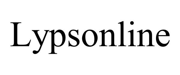 Trademark Logo LYPSONLINE