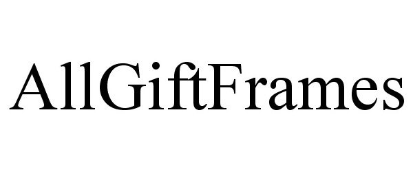 Trademark Logo ALLGIFTFRAMES