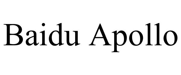 Trademark Logo BAIDU APOLLO