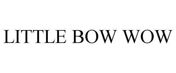 Trademark Logo LITTLE BOW WOW