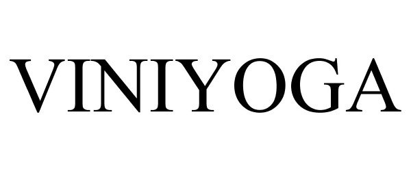 Trademark Logo VINIYOGA
