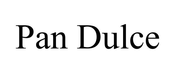 Trademark Logo PAN DULCE