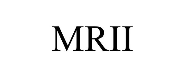 Trademark Logo MRII