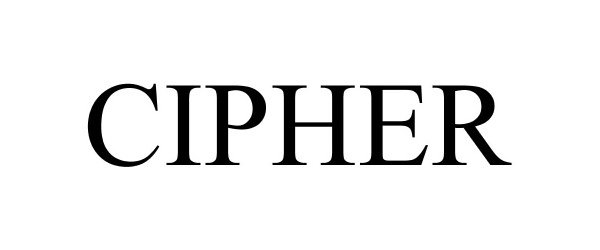 Trademark Logo CIPHER