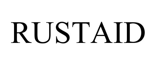 Trademark Logo RUSTAID