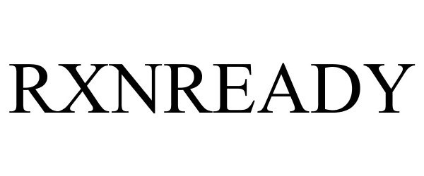 Trademark Logo RXNREADY