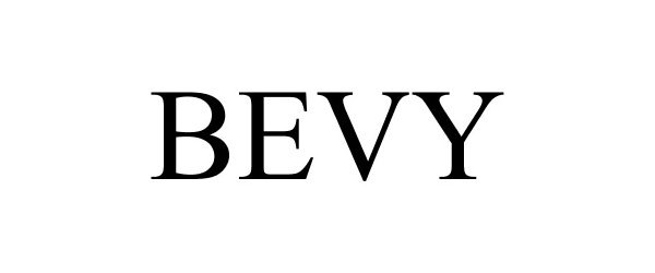 Trademark Logo BEVY