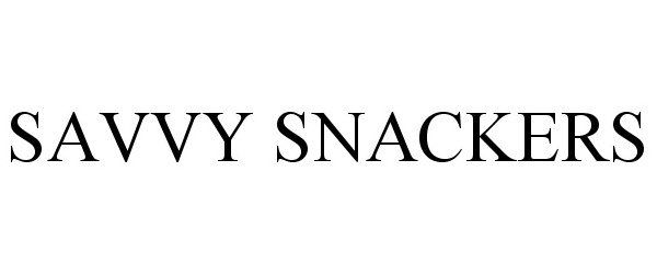  SAVVY SNACKERS