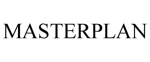 Trademark Logo MASTERPLAN