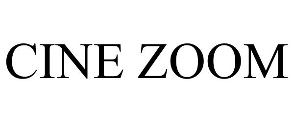 Trademark Logo CINE ZOOM