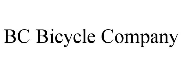  BC BICYCLE COMPANY