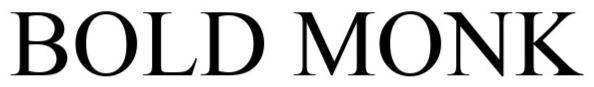 Trademark Logo THE BOLD MONK