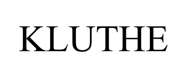  KLUTHE