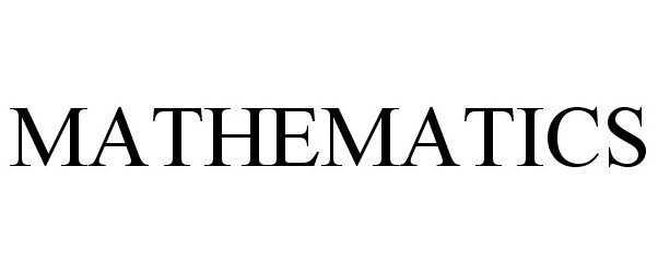 Trademark Logo MATHEMATICS
