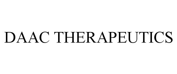 Trademark Logo DAAC THERAPEUTICS
