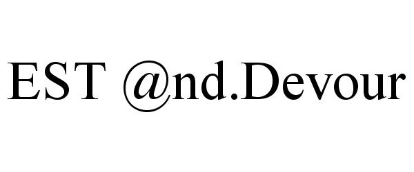 Trademark Logo EST @ND.DEVOUR