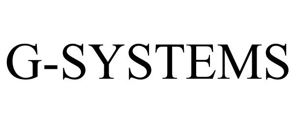 Trademark Logo G-SYSTEMS