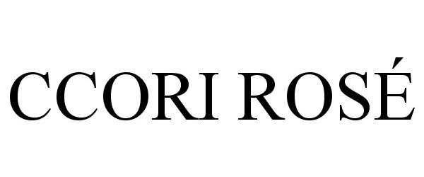  CCORI ROSÃ