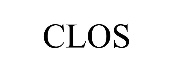 Trademark Logo CLOS