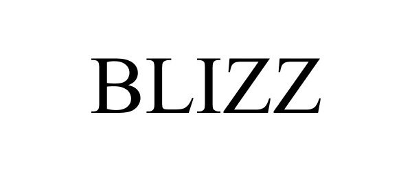 Trademark Logo BLIZZ