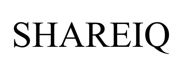Trademark Logo SHAREIQ