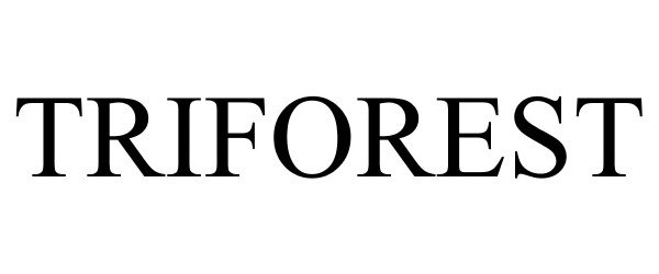 Trademark Logo TRIFOREST