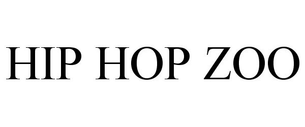 Trademark Logo HIP HOP ZOO