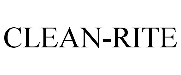 Trademark Logo CLEAN-RITE