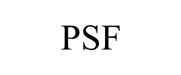 Trademark Logo PSF
