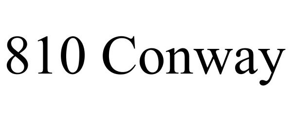 Trademark Logo 810 CONWAY