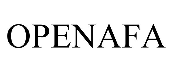 Trademark Logo OPENAFA