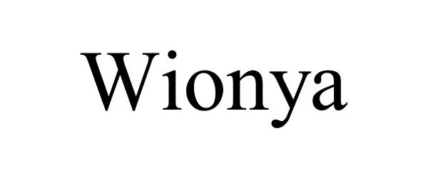 Trademark Logo WIONYA