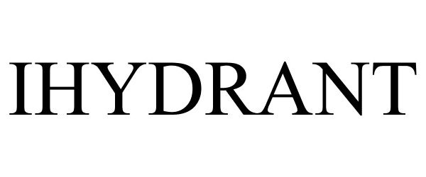 Trademark Logo IHYDRANT