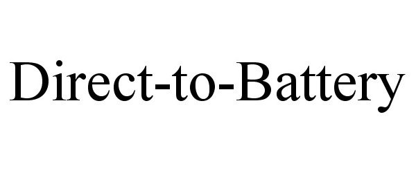 Trademark Logo DIRECT-TO-BATTERY