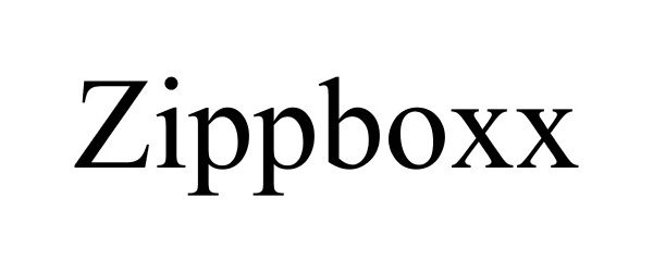 Trademark Logo ZIPPBOXX