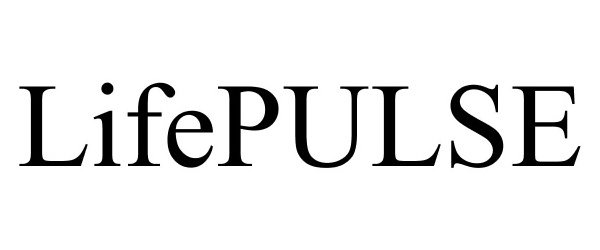 Trademark Logo LIFEPULSE