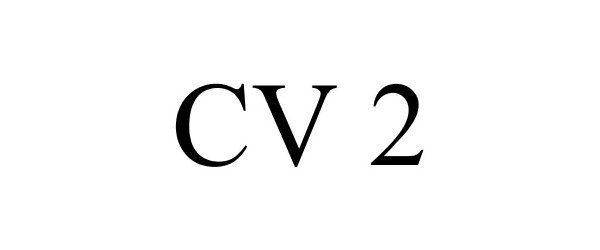 Trademark Logo CV 2