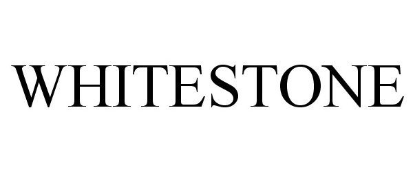 Trademark Logo WHITESTONE