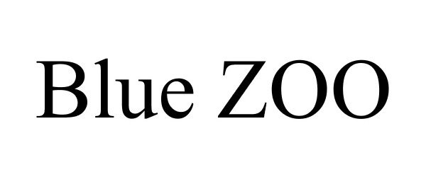 Trademark Logo BLUE ZOO