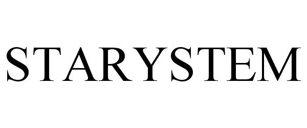 Trademark Logo STARYSTEM