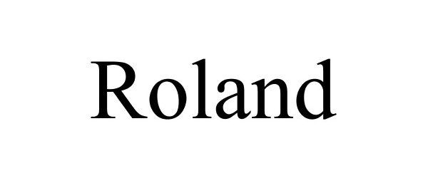 Trademark Logo ROLAND