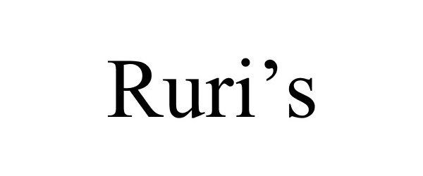 Trademark Logo RURI'S