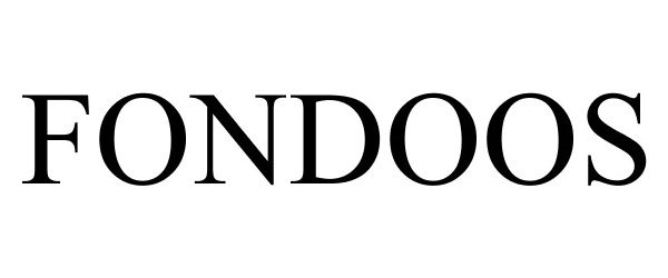 Trademark Logo FONDOOS